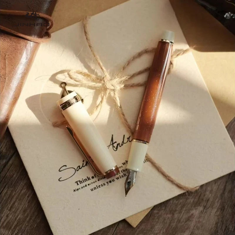JINHAO 82 Limited Edition Colors Fountain Pen Macaron Color Gold Clip EF/F/M Calligraphy Pen Stationery Office School Supplies