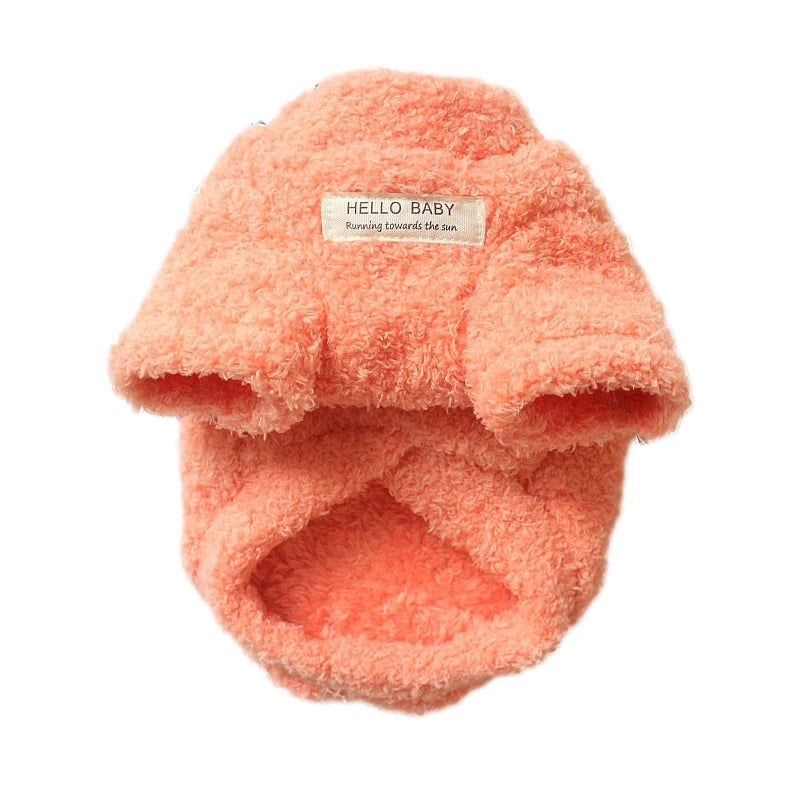 Plush Winter Dog Sweater Coat - Soft Jacket for Small Dogs and Cats - photo 7