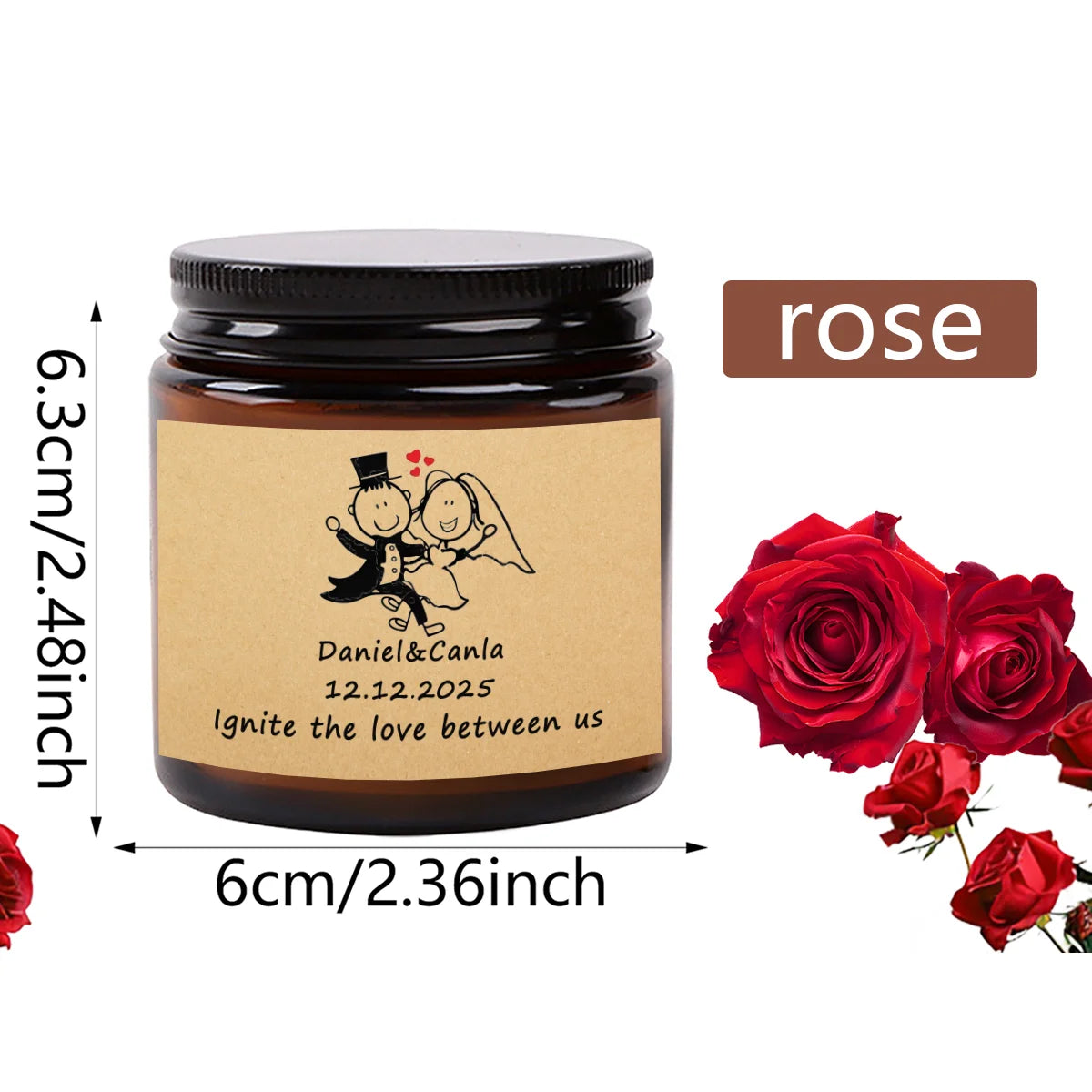 Custom Photo Scented Candle - 3.5oz Personalized Aromatherapy Gift