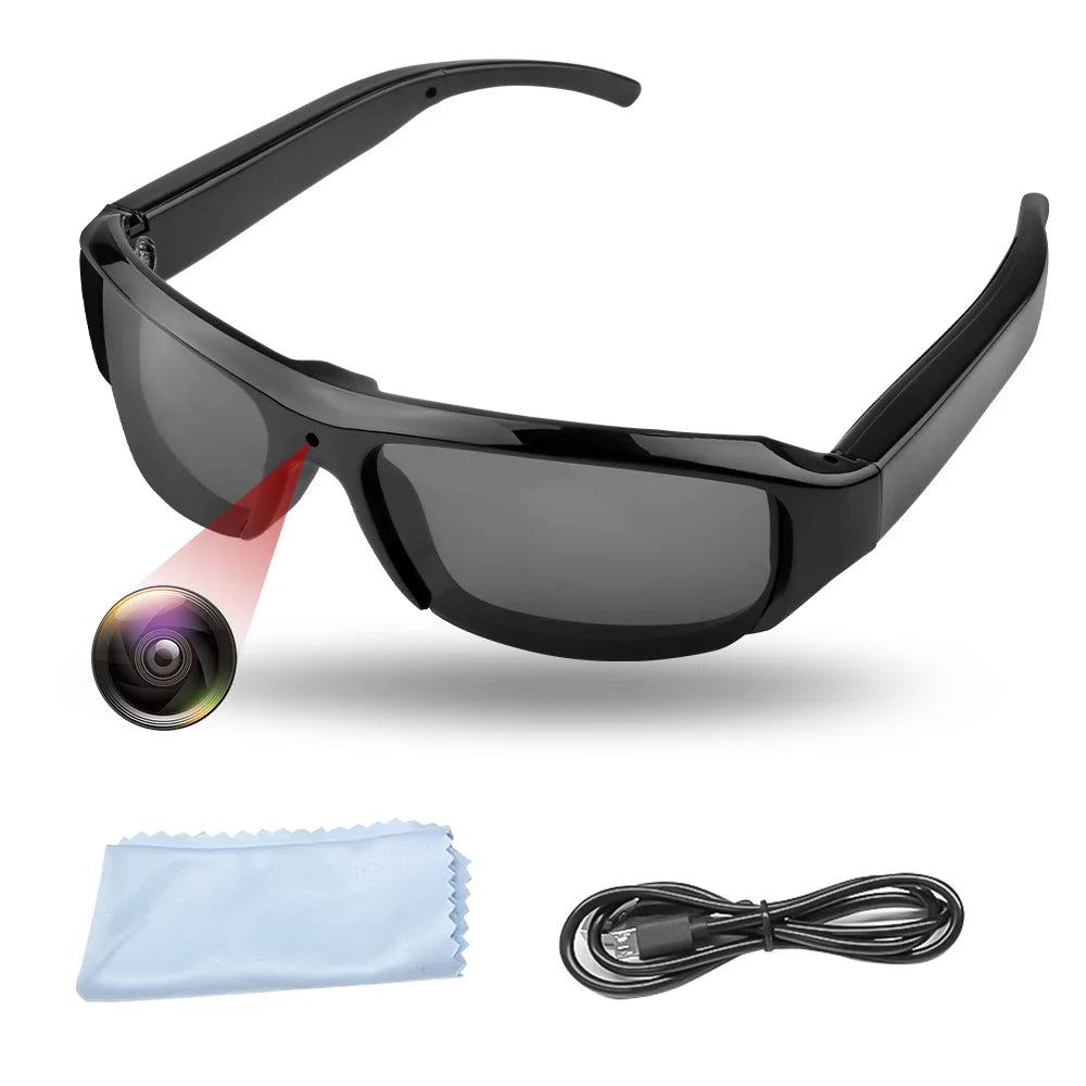 Cycling Glasses Camera — 1080P Wearable Photo & Video Recorder