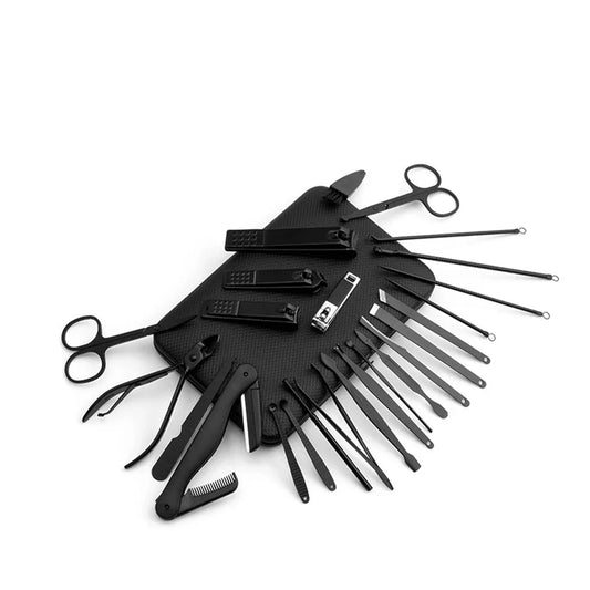 10, 15 or 25 Piece Stainless Steel Manicure & Pedicure Set with Case - photo 4