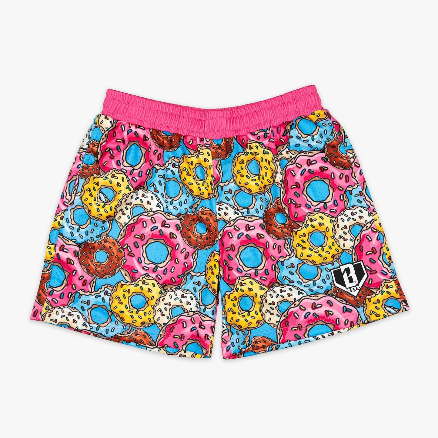 2026 Summer New Sweet Donut 101 Fashionable Breathable Printed Adult and Children's Shorts Sports Quick Drying Casual Shorts