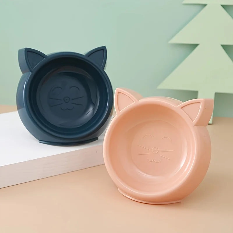 Cat-Shaped Pet Bowl - Non-Slip, Easy-Clean Feeding Dish – photo 3