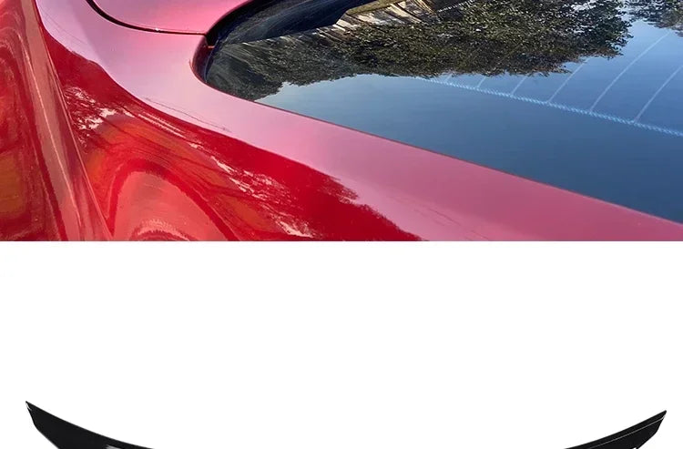 Carbon Fiber Rear Bumper Lip Trunk Wing MP M4 PSM Style Roof Spoiler Kit For BMW 3 Series F30 F31 F35 2026-2026 Gloss Black