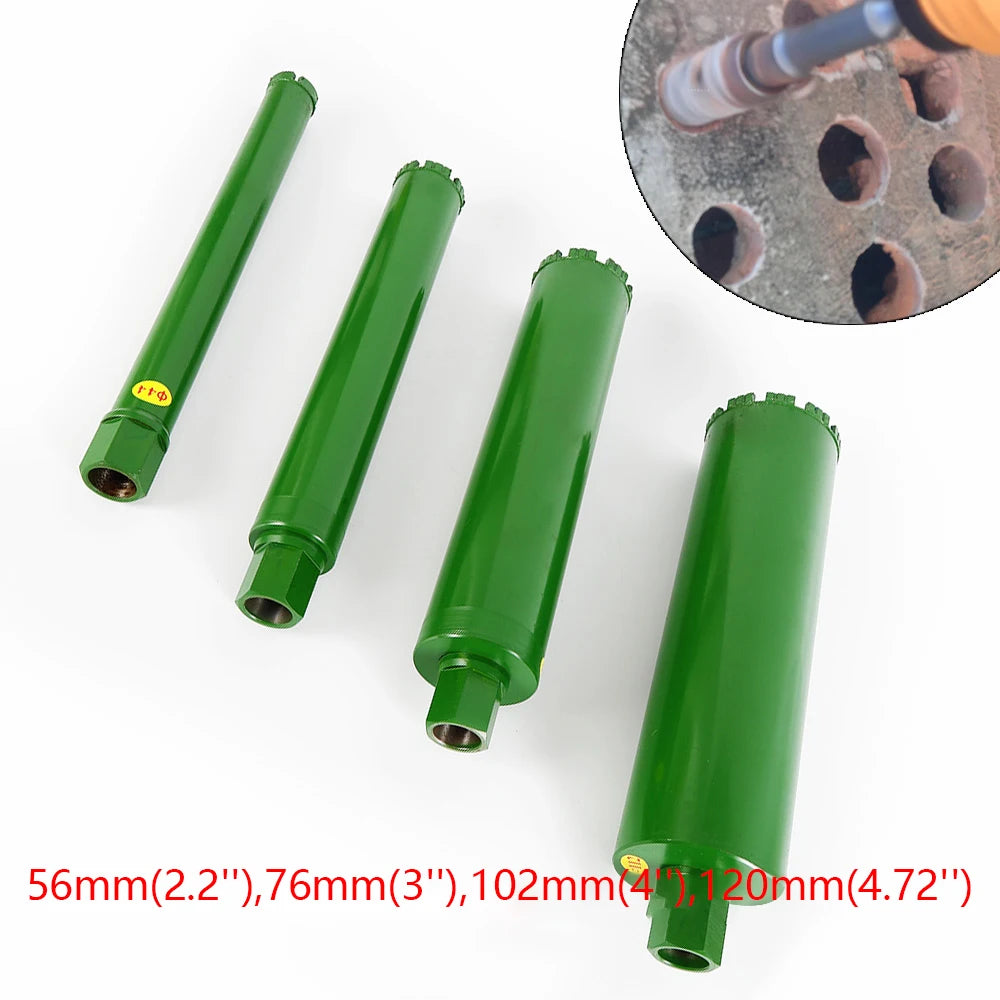 4pcs Wet Diamond Core Drill Bit Sets Concrete Brick Granite Core Drill Bit 2.2'' 3'' 4'' 5'' For Drilling Holes In Hard Concrete