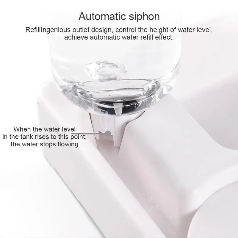 Automatic Dog Water Bowl - 1 L Gravity Drinking Dispenser – photo 5