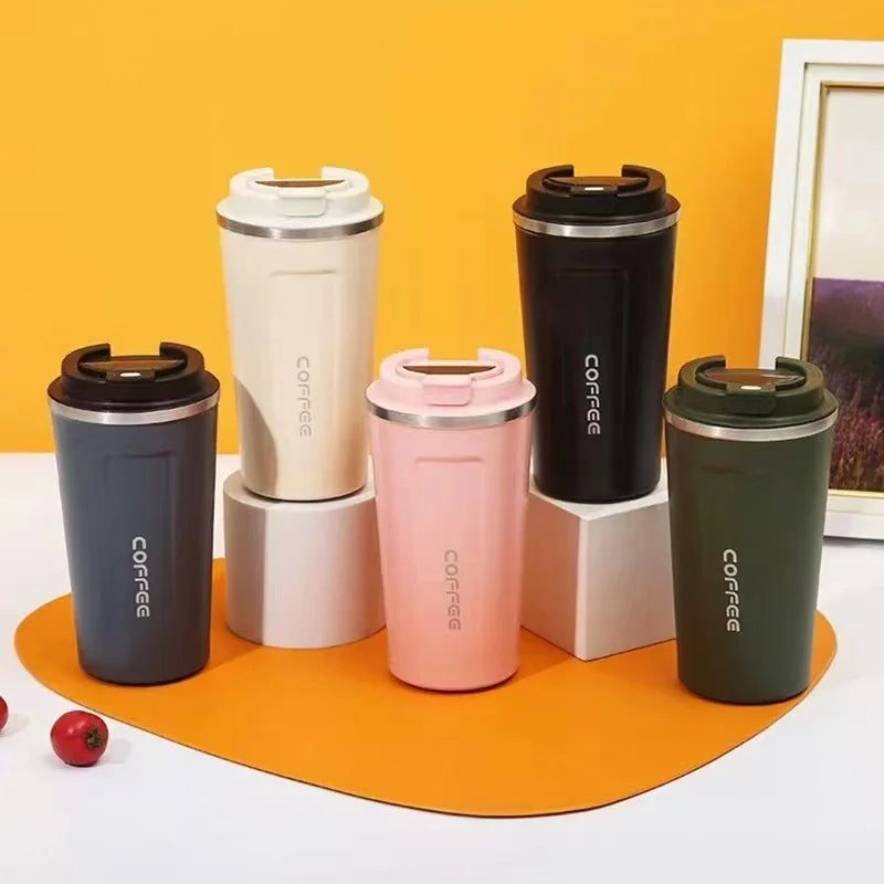 Stainless Steel Travel Coffee Mug - 380ml or 510ml Insulated Cup - photo 3