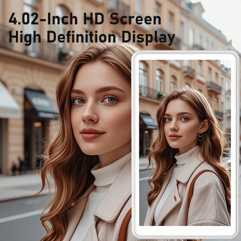 Smartphone Rear Camera Selfie Display Screen Wireless Wi-Fi Mirroring Magnetic Attachment for iOS Android Harmony OS