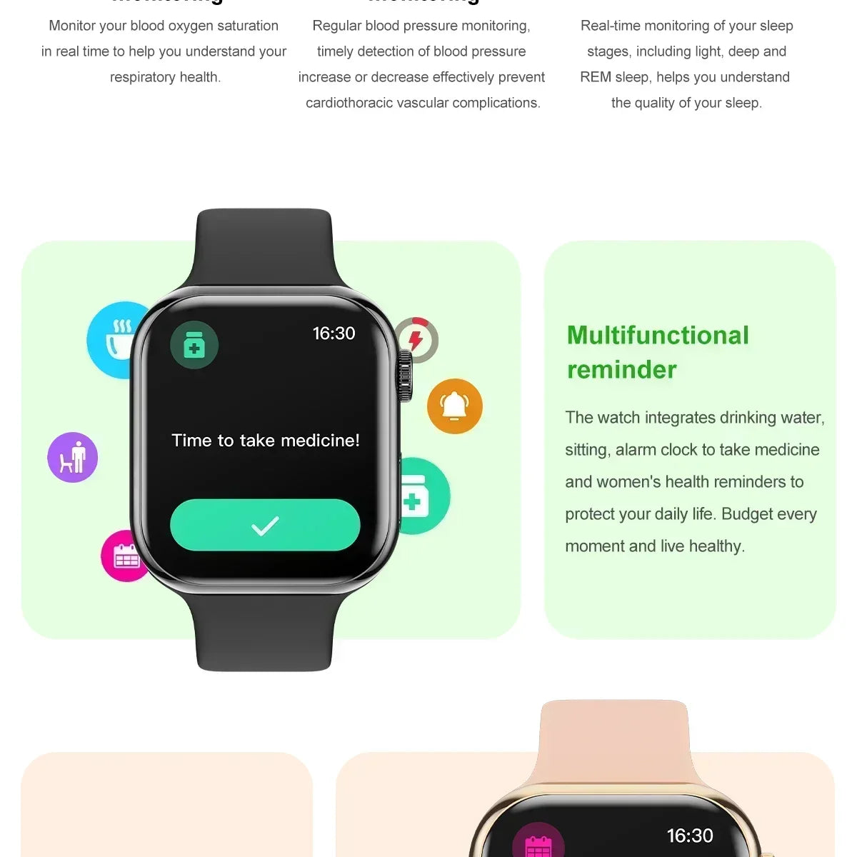 Smart Watch Series 10 – 1.9" OLED HD Screen, GPS, NFC, BT Calling, Wireless Charging, IP68 | iOS & Android | Multiple Strap Options
