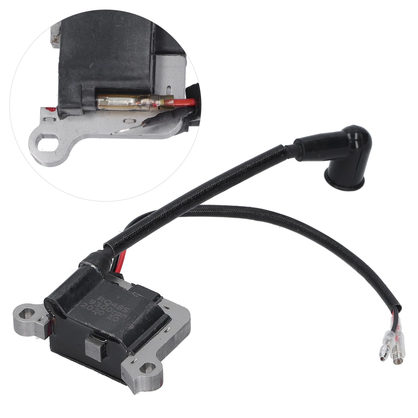 Ignition Coil 1E48F Ignition Coil Ignition Coil Fit for 63cc Brush Cutter Grass Trimmer 48 Engine 48F Grass Cutter Mower 1E48F