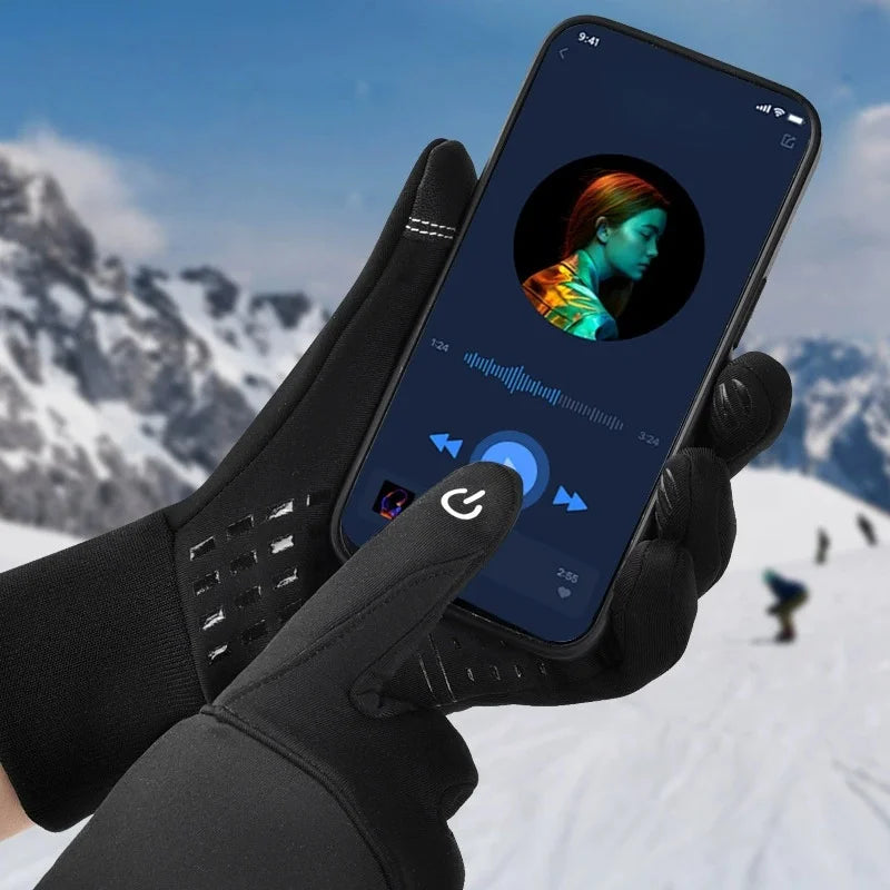 Anti-Slip Palm Winter Gloves - Thermal Gloves for Running and Cycling - photo 6