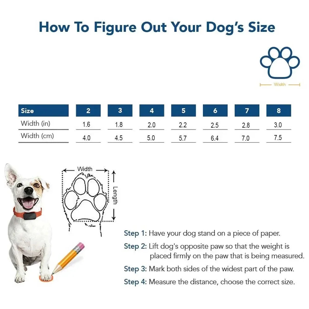 Waterproof Dog Boots - Anti-Slip Paw Protectors, All Season – photo 6