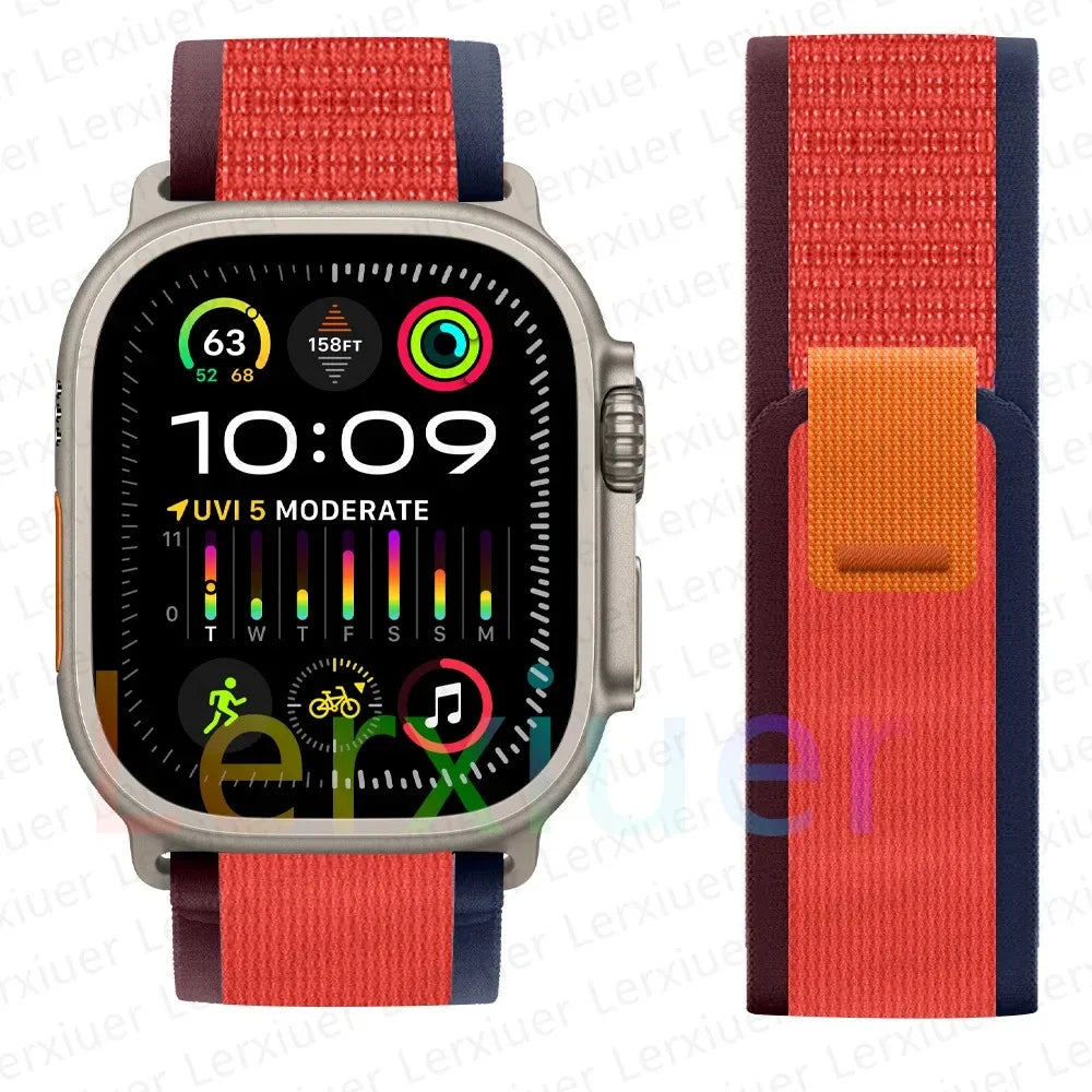 trail loop For apple watch ultra 3 2 Band 49mm 44mm 40mm 45mm 41mm 42mm correa bracelet iWatch series 7 se 8 9 10 11 46mm straps