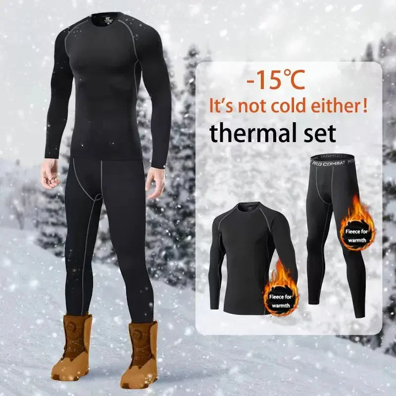 Men's Thermal Underwear Set - 2 Piece Fitted Long Johns - photo 6