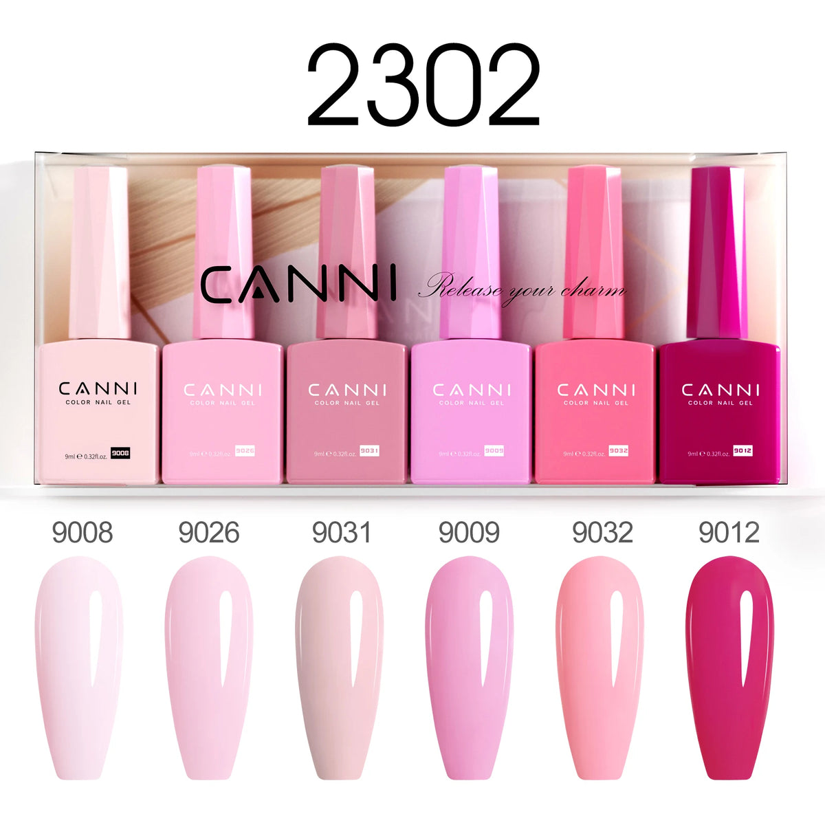 CANNI Gel Nail Polish TPO/HEMA FREE Gorgeous Christmas Red Color Winter Nails Full Coverage Soak Off UV LED Semi Permanent Gel