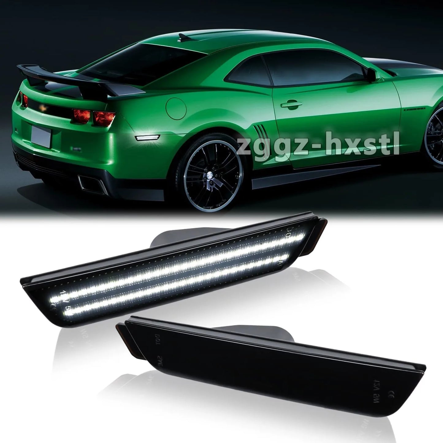 For Chevrolet Camaro 2010 2011 2012 2013 2014 2015 Car Front / Rear LED Bumper Side Marker Turn Signal Lights Fender Flare Light