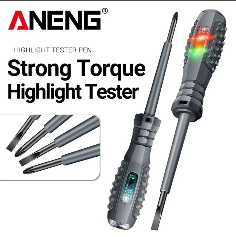 ANENG B05 Word/cross Screwdriver Tester Pen Strong Torque Highlight Meter Sensor Zero Live Detector with Indicator Electric Tool