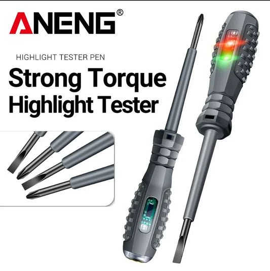 ANENG B05 Word/cross Screwdriver Tester Pen Strong Torque Highlight Meter Sensor Zero Live Detector with Indicator Electric Tool