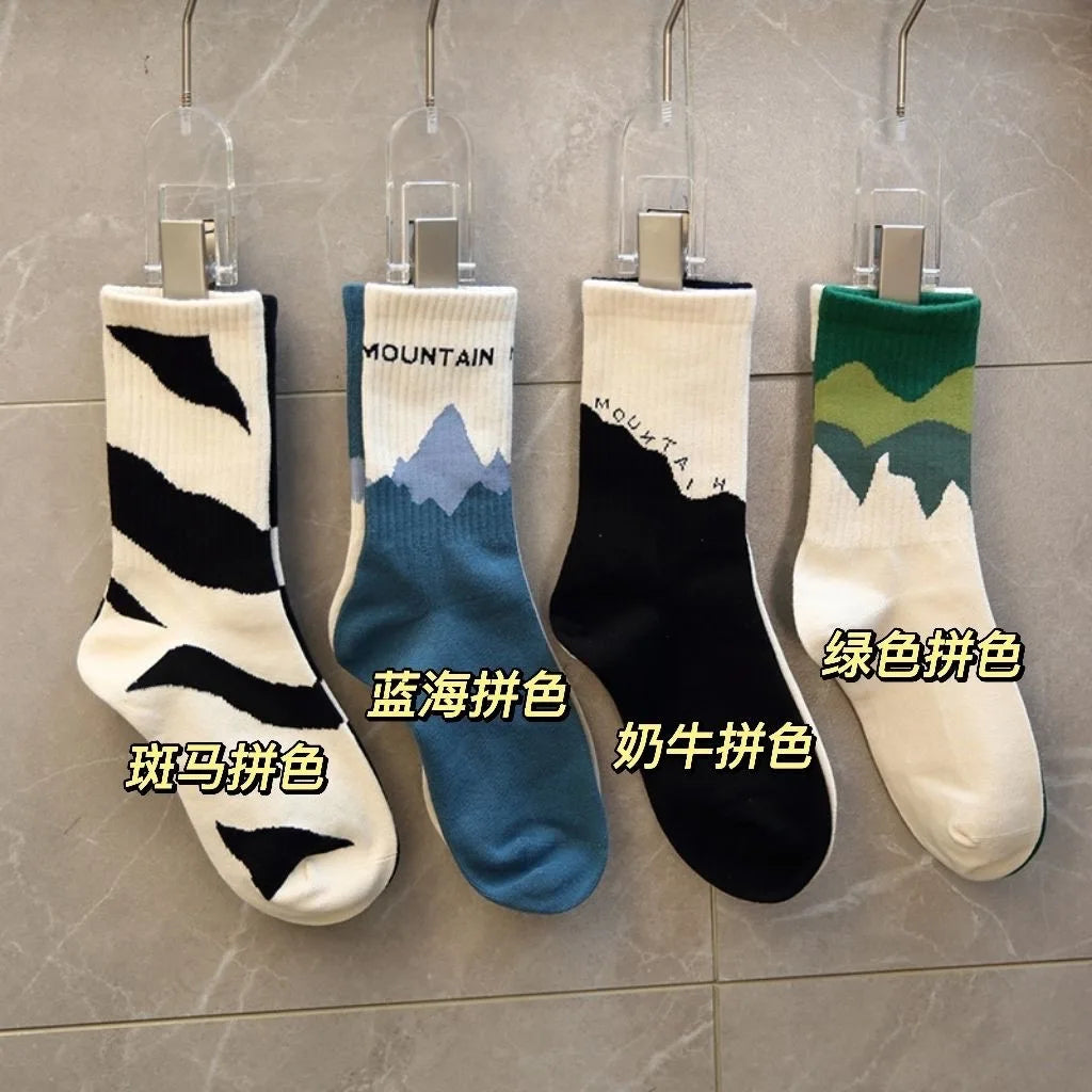 Men's Cotton Blend Crew Socks, 5 Pairs