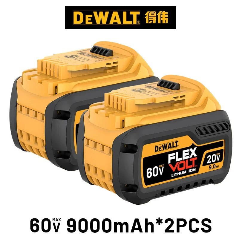 DeWALT Original Battery 20V/60V 9000mAh MAX FlexVolt for DCB606 DCB205 DCB206 DCB209 DCB182 Power Tool