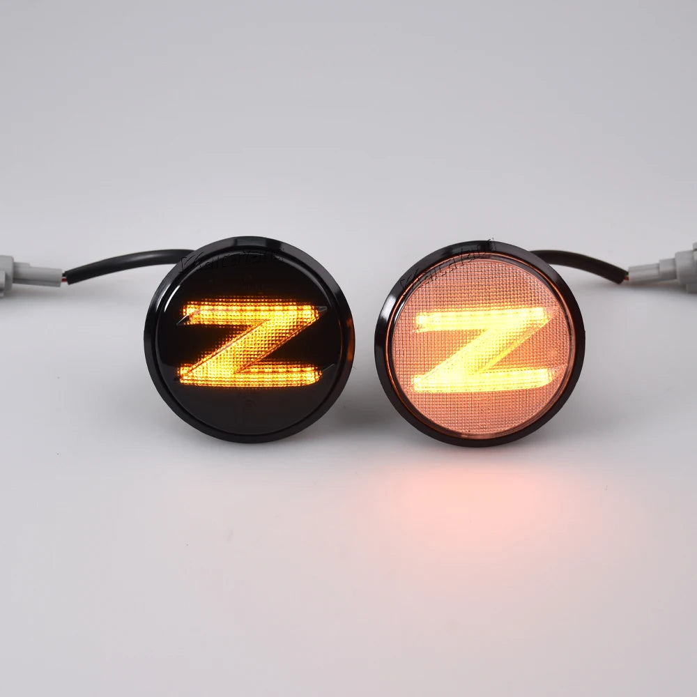 2X Led Dynamic Side Marker Light Signal Sequential Blinker For Nissan 370Z 350Z Coupe Z34 Z33 2003-2020 Accessories
