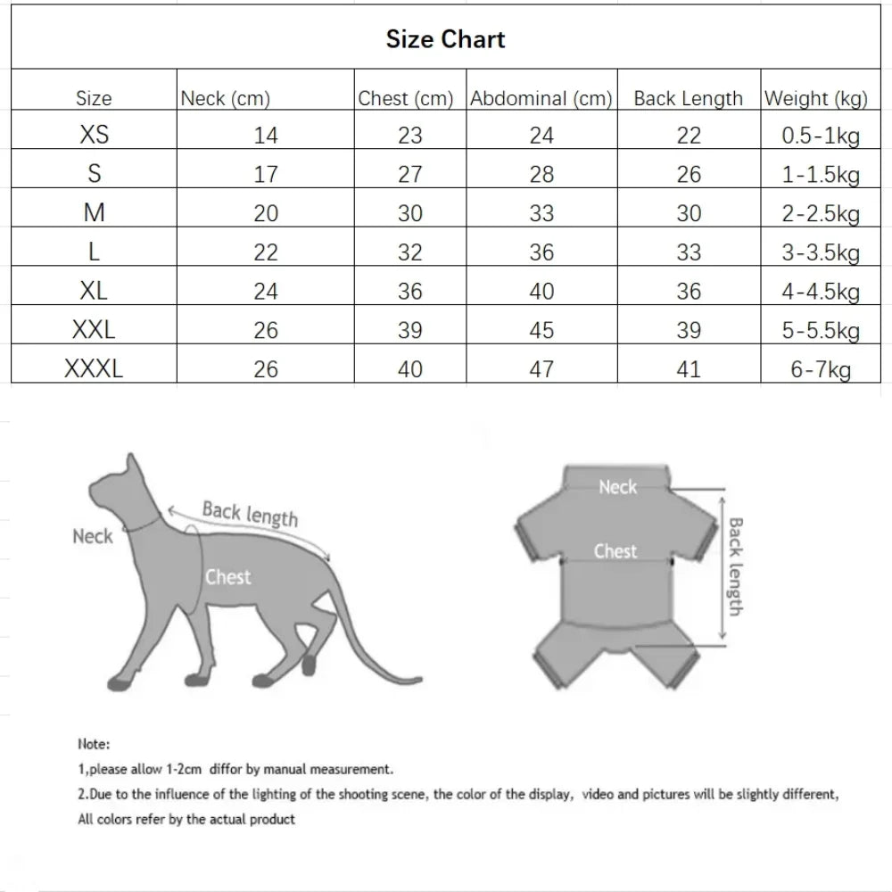 Short Sleeve Fleece Cat Sweatshirt - Warm Coat for Short-Legged Cats - photo 6