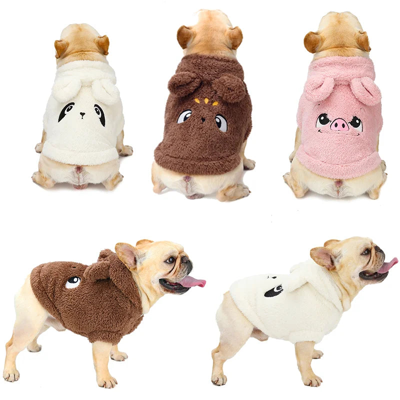 Winter Dog Hoodie Jacket - Warm Coat for French Bulldogs & Pugs - photo 5