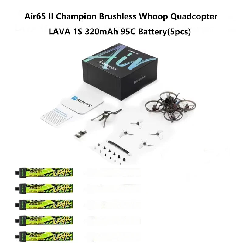 BETAFPV Air65 II Matrix FC 5in1 V2 Brushless Whoop Quadcopter For LAVA 1S II 320mAh Battery/Champion/Racing/Freestyle Drone NEW