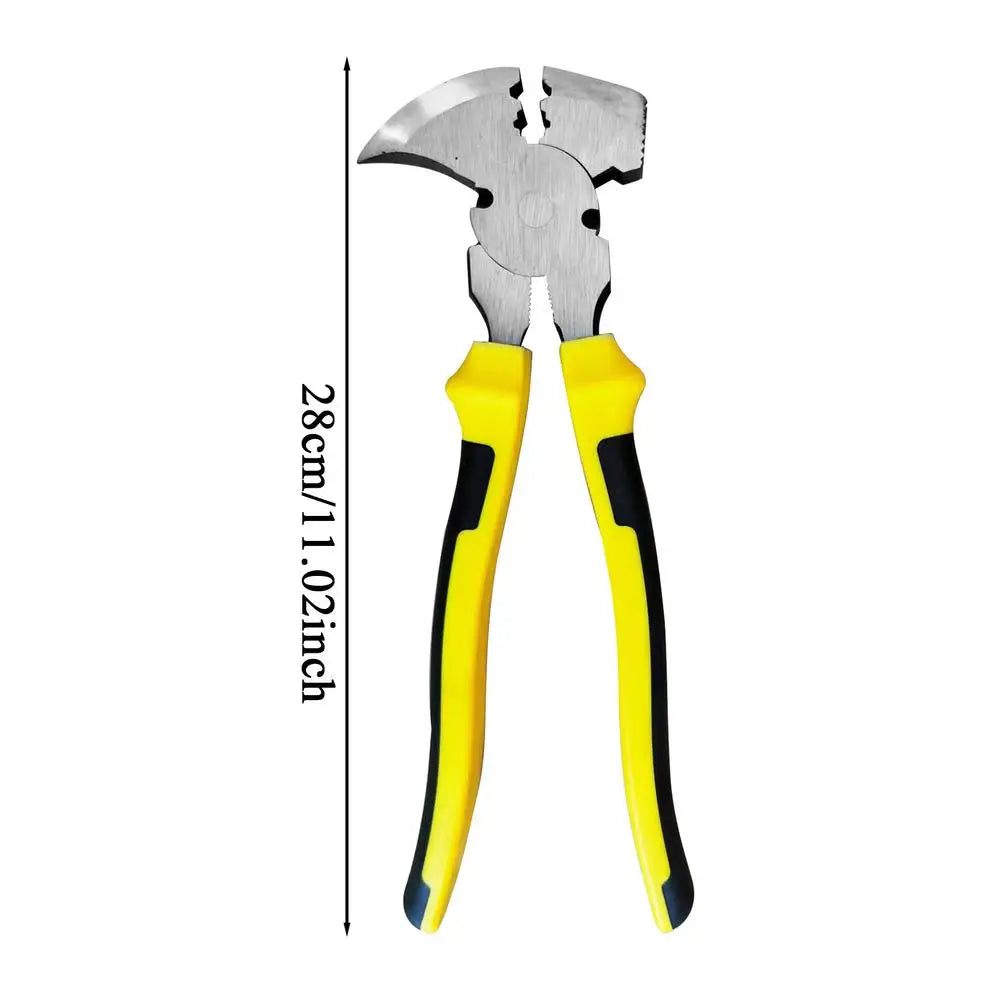 Fence Pliers Heavy Duty Fencing Pliers Wire Cutter Tool Heavy Duty Multifunctional Hand Tools With Hammer Head Nail Puller For