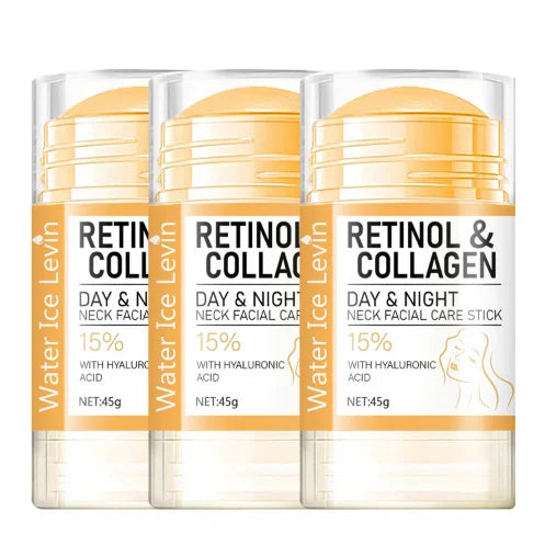 Retinol & Collagen Neck and Face Care Stick — Hyaluronic Acid Firming Balm, 45g
