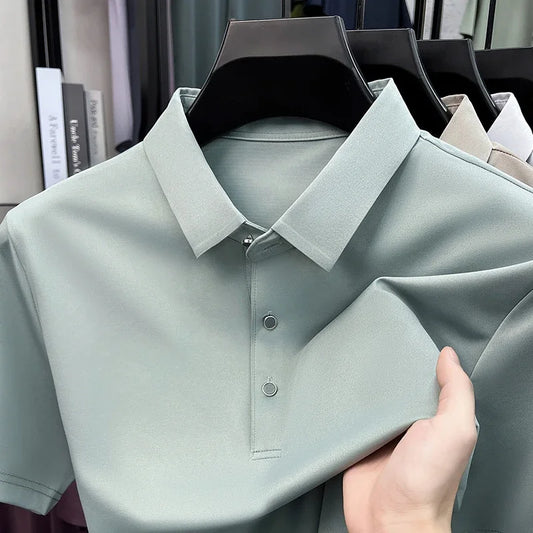 Men's Collared Polo Shirt - Quick-Dry Moisture-Wicking, Daily Wear