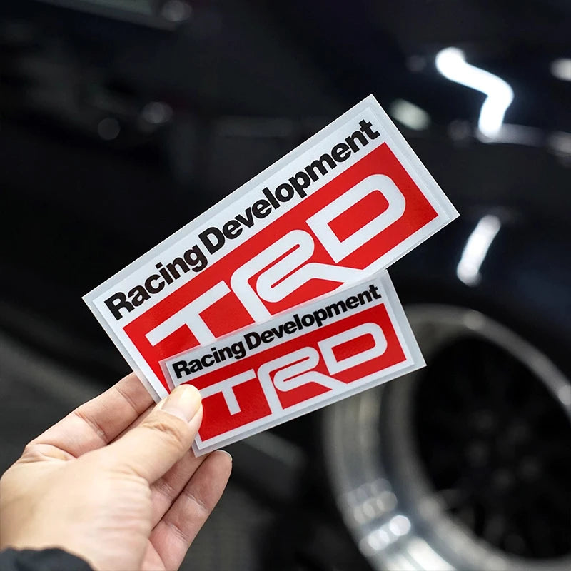 Suitable for Toyota TRD car reflective sticker body decoration sticker waterproof sunscreen scratches shielding sticker