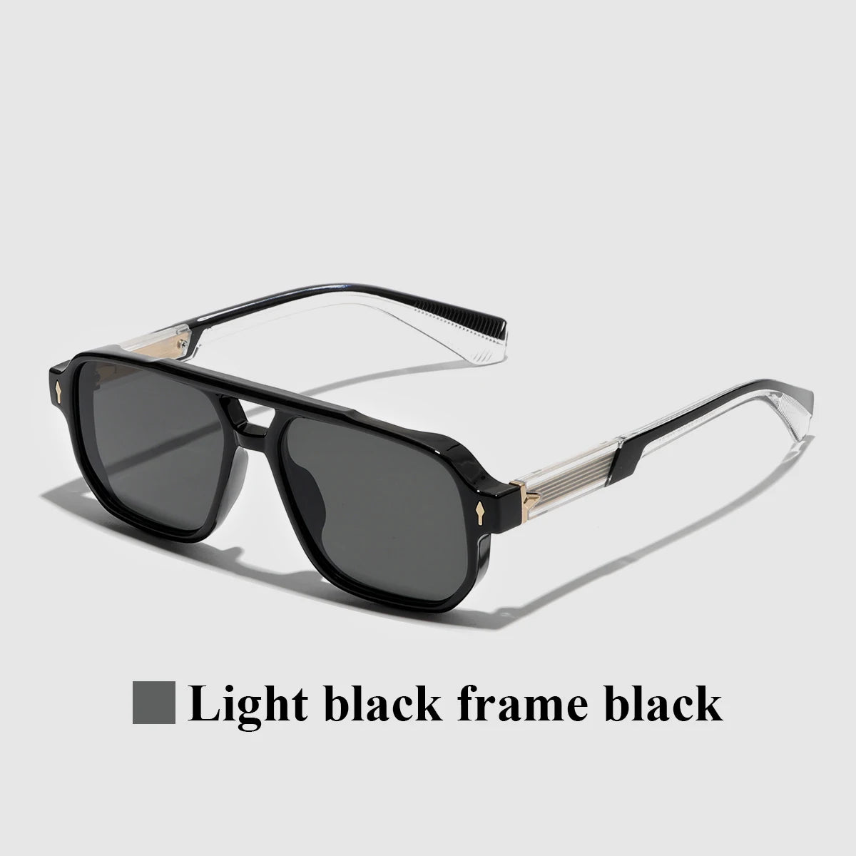 Transparent Frame Sunglasses — Retro Unisex UV400 Shades