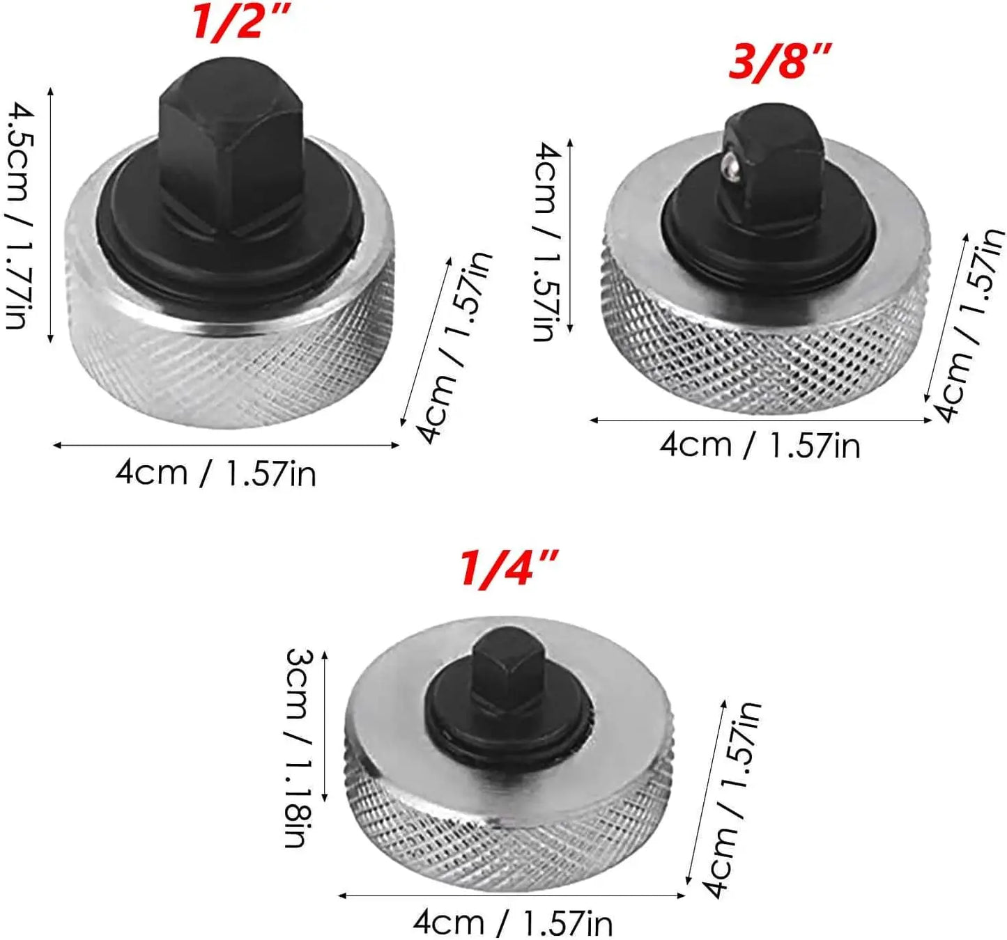 1/4 3/8 1/2 Drive Palm Ratchet Wrench Set Reversible Ratcheting Finger Socket Driver Stubby Thumbwheel Ratchet for Tight Spaces