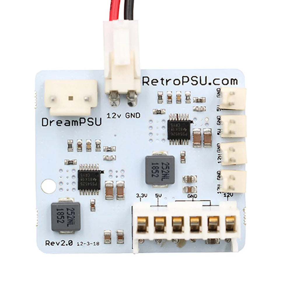 For SEGA DreamCast DreamPSU Rev2.0 12V Power Supply Board + Power Plug Adapte For AII DreamCart Game Console Replacement Parts
