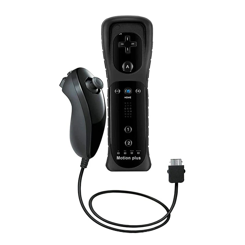 1 Set/2 Set Remote Controller with Nunchuck Controller for Wii Games Control for Wii Console Wireless Gamepad with Motion Plus