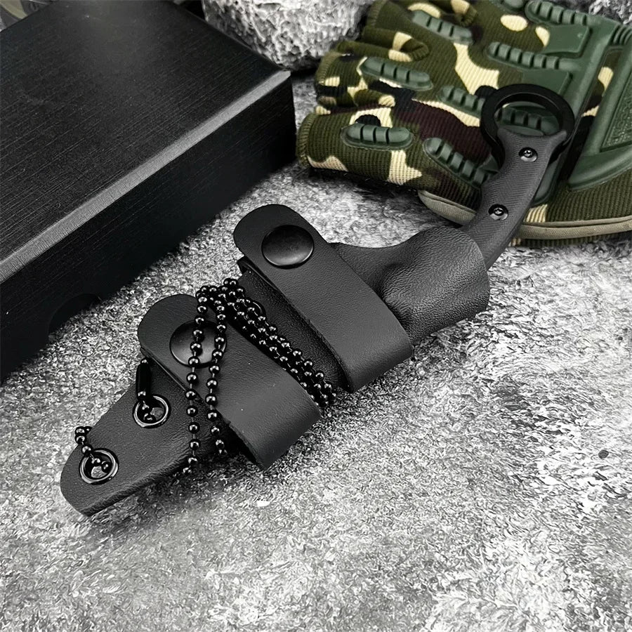 New Styles TOPS with Sheath Outdoor Straight Knife G10 Handle 8Cr13Mov Blade Camping Hunting Self-defense Multi-fuctional Tools