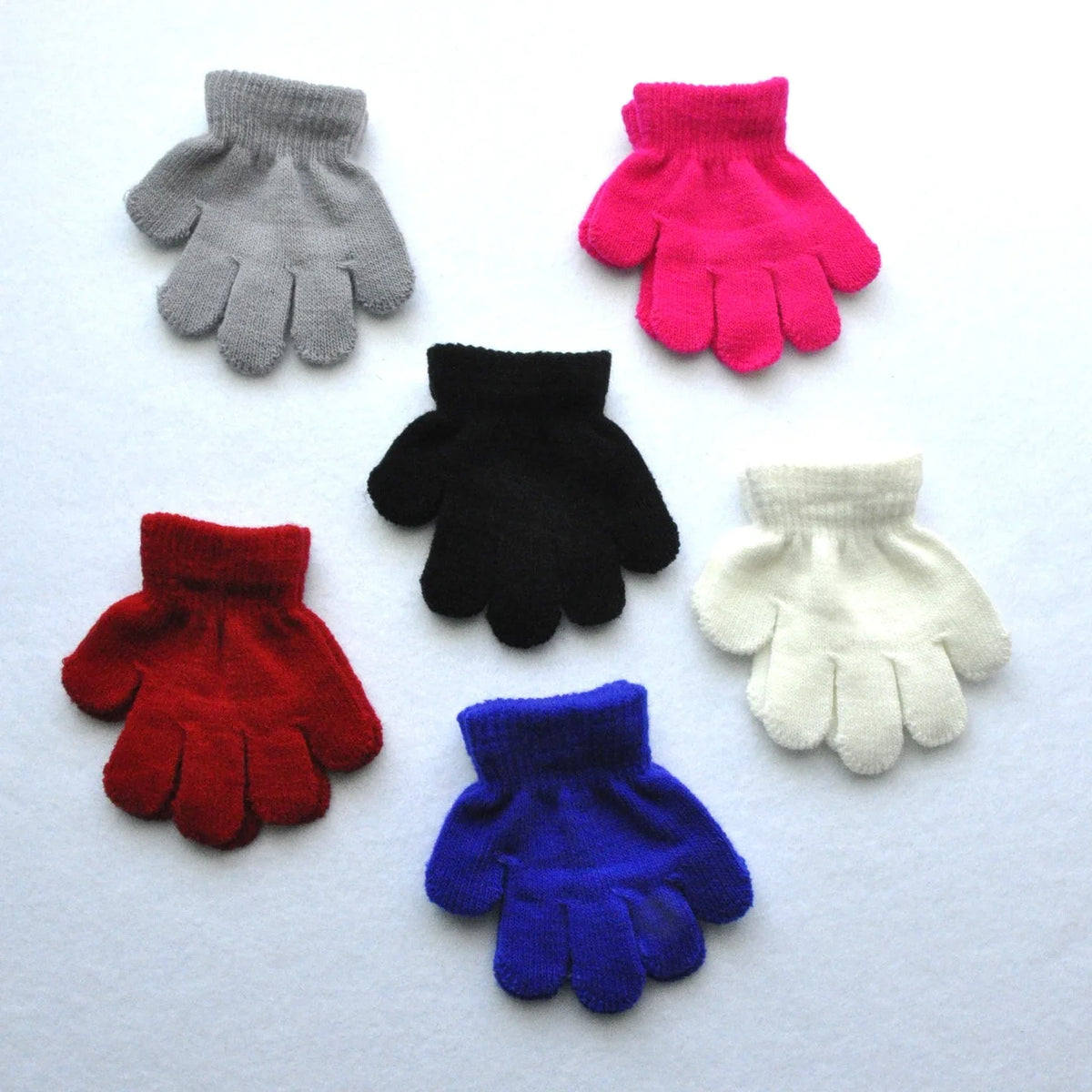Toddler Knitted Mittens - Soft Winter Gloves for Ages 1-3 - photo 2