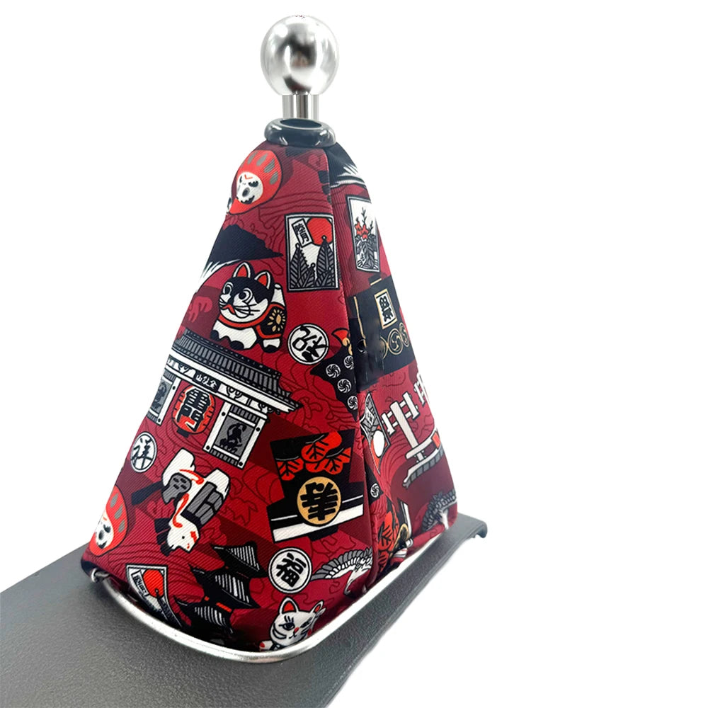 Jdm Shift Boot Japanese Kimono Styles Covers Car Change Lever Fabric Gear Handle Ornaments for Interior Cars Accessories Gift