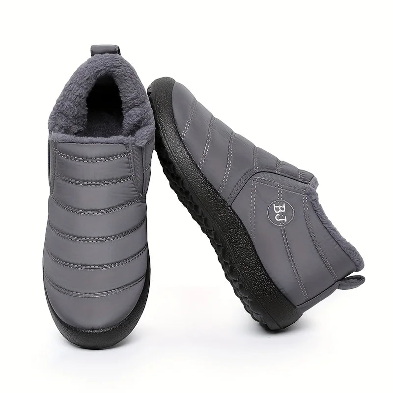 Unisex Round Toe Snow Boots - Thick Sole Insulated Winter Boots - photo 4
