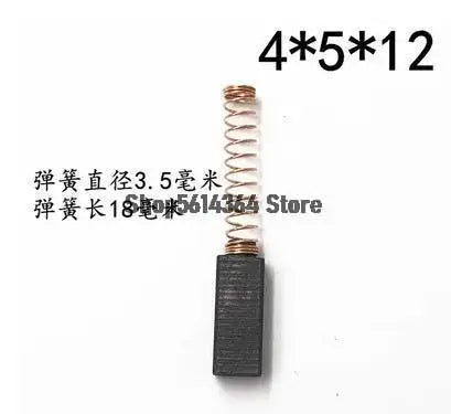 4pcs Carbon Brushes for Small Motors, Centrifuge Tools, Spring Carbon Brushes for Hand Drills, Angle Grinders, Cutting Machines