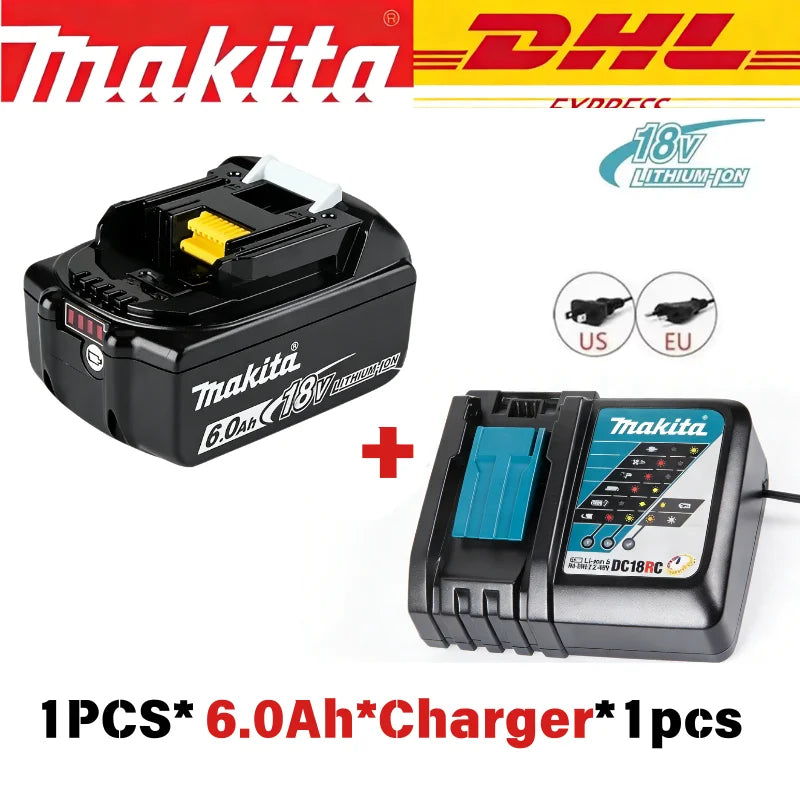 MMAlto Makita 18V LXT Replacement Li-Ion Battery – BL1860 BL1850 BL1840 BL1830 BL1815 | 3.0Ah 5.0Ah 6.0Ah | Sony Cells | LED Indicator