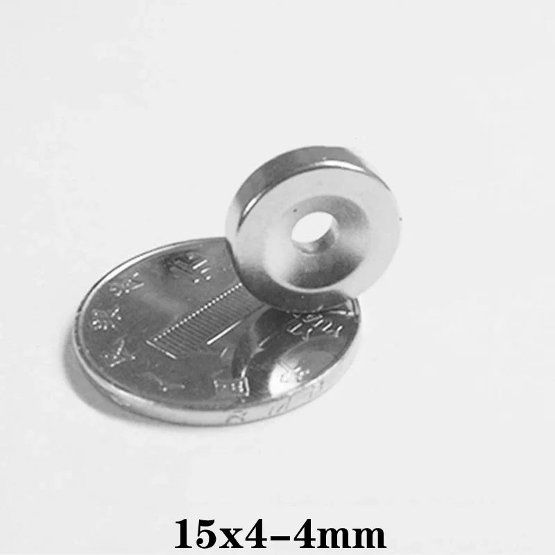 Neodymium Disc Magnets 15x4mm, Strong Craft & DIY Magnet Set