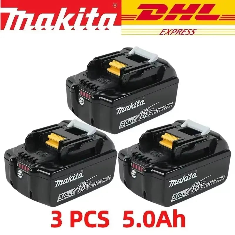 Original Makita 6Ah for Makita 18V Battery BL1830B BL1850B BL1850 BL1840 BL1860 BL1815 Replacement Lithium Battery