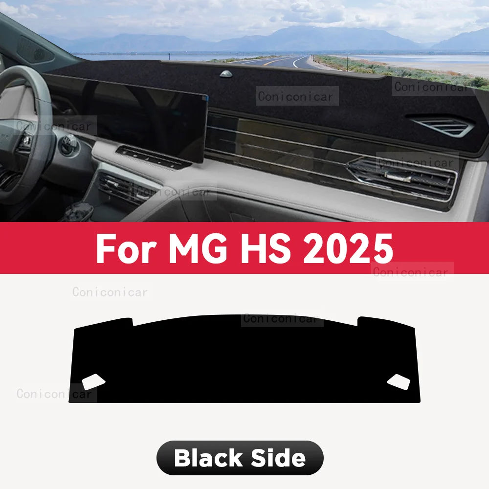 For MG HS 2025 Car Dashboard Cover Mat Non-slip Sun Shade Cushion Protective DashMat Pad ANti-UV Interior Accessories