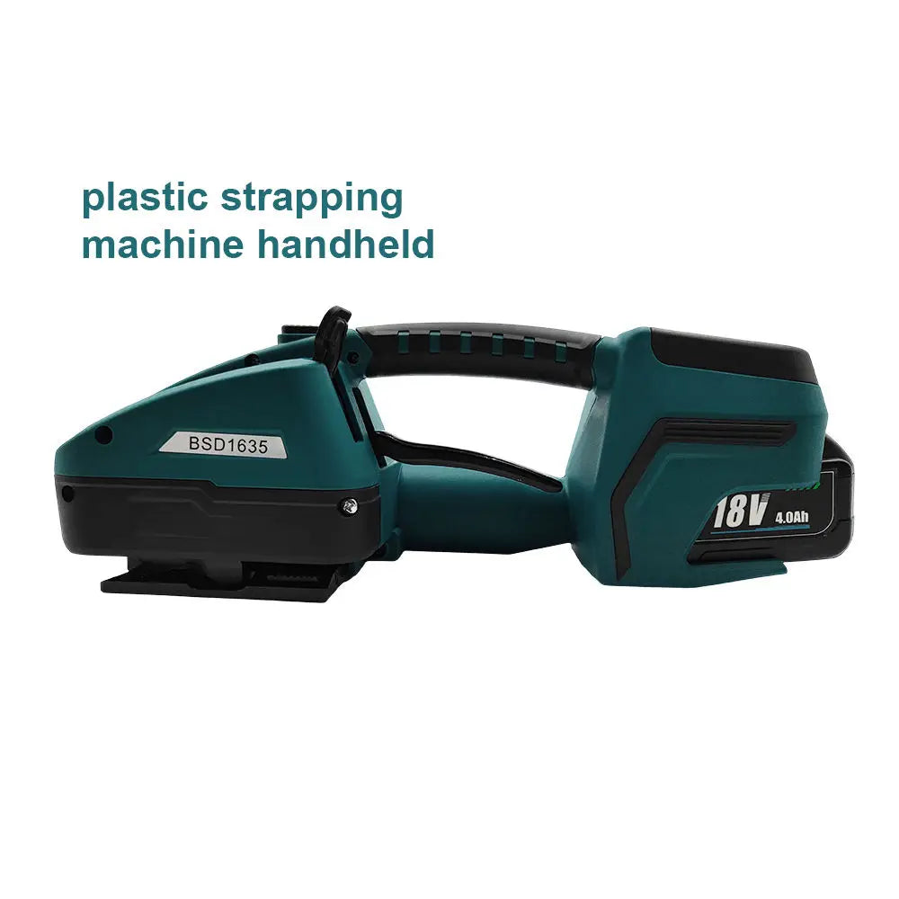 3800N Electric Strapping Machine 13-16mm PET PP Belt Handheld Tool 400W Friction Heat Welding Digital Display Industrial Banding