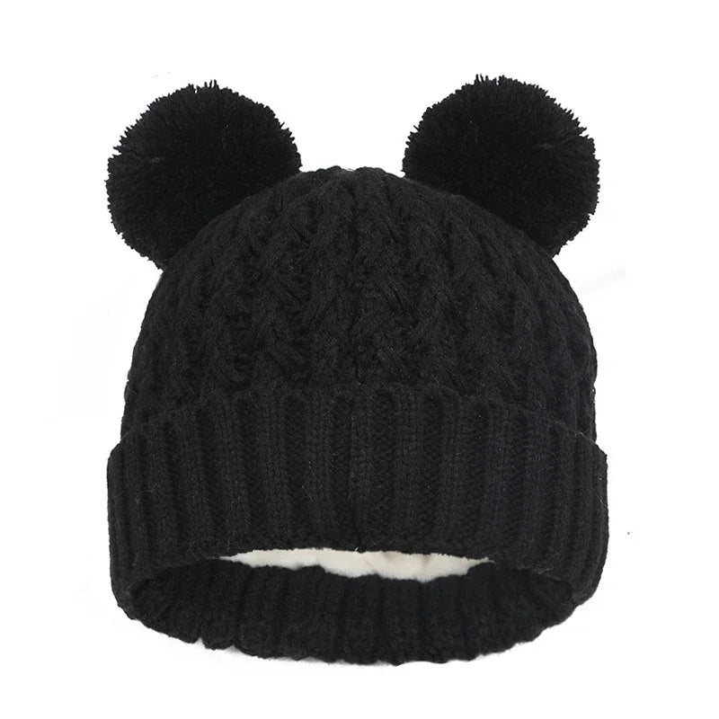 Kids Knit Beanie, Scarf & Gloves - 3 Piece Winter Set - photo 3