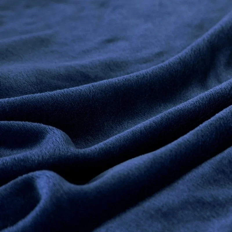 Coral Fleece Flannel Blanket, Soft Lightweight Bed Throw
