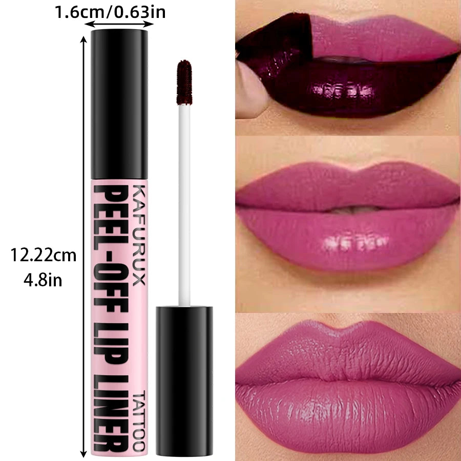 7 Colors Waterproof Peel Off Lip Stain - Long Lasting Lip Tint