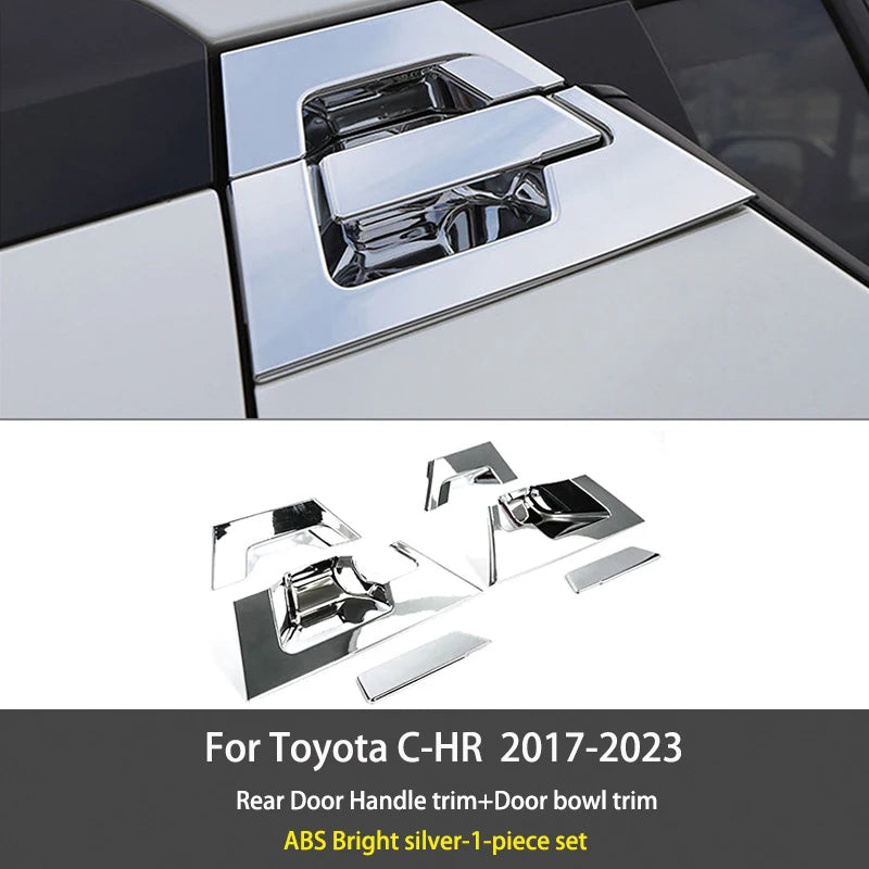 For Toyota C-HR AX10 CHR 2017-2023 Carbon Fiber Texture Window Switch Lift Panel Air Outlet Protective Cover Interior Accessorie